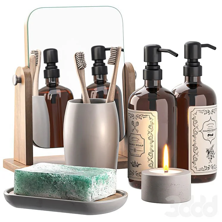 Decorative bathroom set